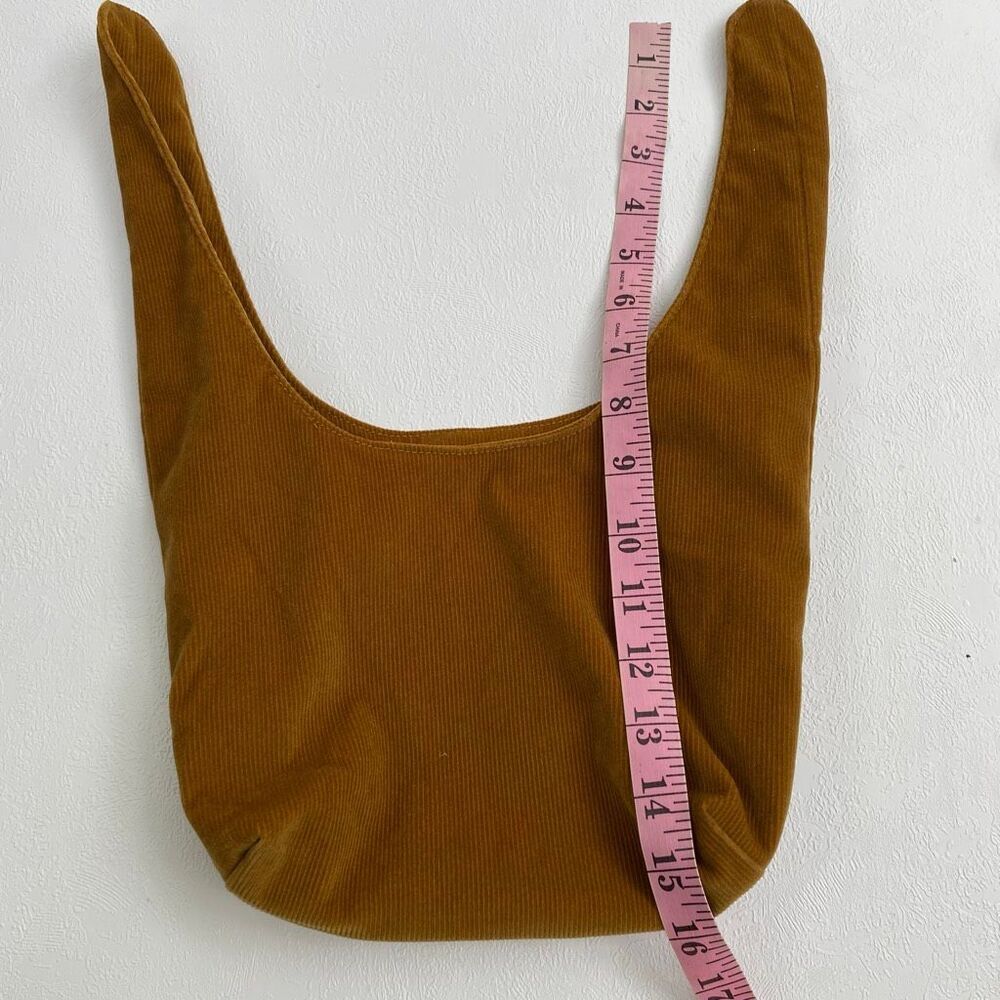 MERIT Beauty Signature Bag Camel Corduroy Knot Bag Slouchy Hobo Tote Minimalist - Picture 5 of 6